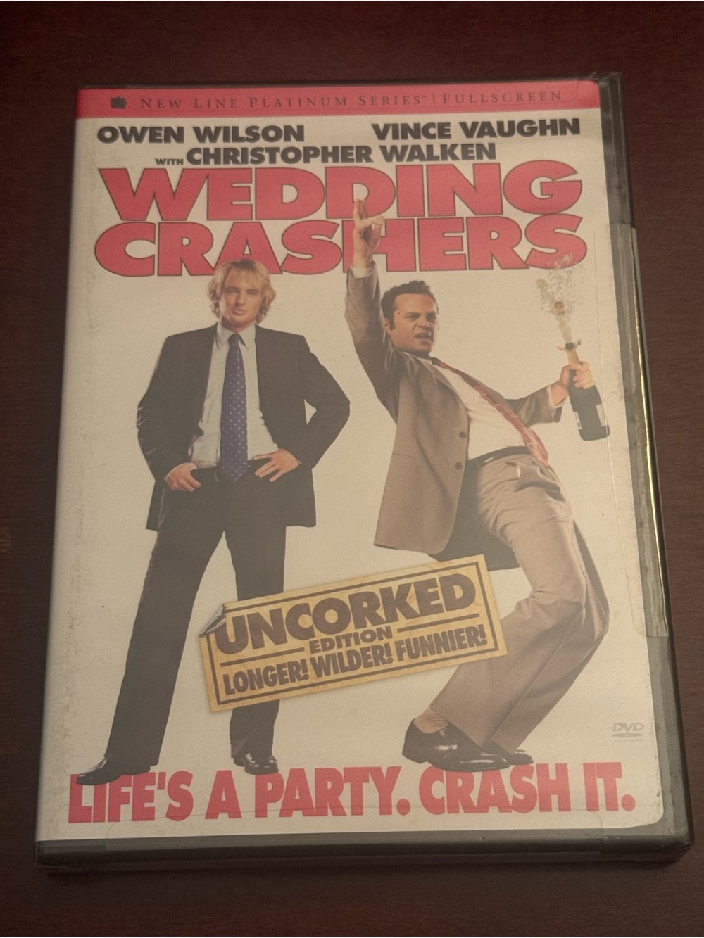 Wedding Crashers DVD uncorked edition Owen Wilson Vince Vaughn